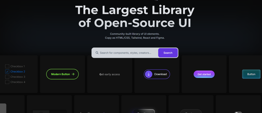 【uiverse】世界中のクリエイターが投稿！高品質なUIスニペットが集結